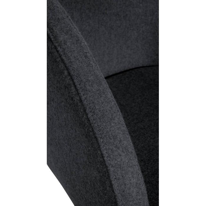 Barhocker HLO-CP319 B Filz ~ anthrazit