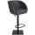 Barhocker HLO-CP319 B Filz ~ grau