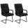 2er Set Besucherstühle HLO-CP4 ~ schwarz/schwarz 2er Set Besucherstühle HLO-CP4 ~ schwarz/schwarz