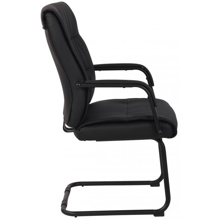 2er Set Besuchersthle HLO-CP4 ~ schwarz/schwarz