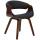 Esszimmerstuhl HLO-CP110 Stoff ~ walnuss/schwarz Esszimmerstuhl HLO-CP110 Stoff ~ walnuss/schwarz
