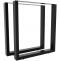 2x Tischbeine HLO-CP1 30 cm ~ schwarz