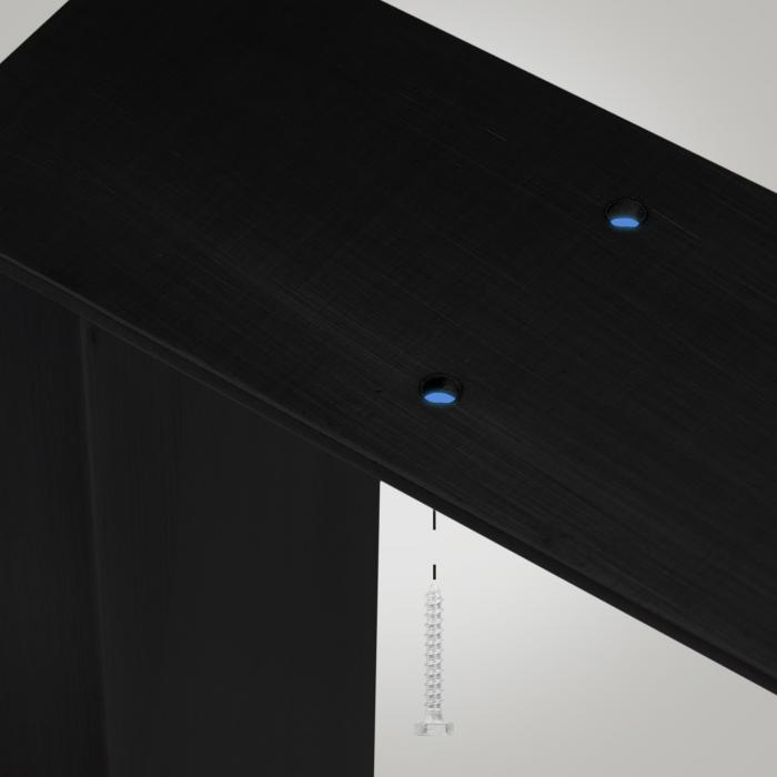 2x Tischbeine HLO-CP1 30 cm ~ schwarz