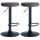 2er Set Barhocker HLO-CP291 Samt schwarz ~ dunkelgrau