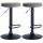 2er Set Barhocker HLO-CP291 Samt schwarz ~ grau