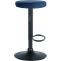 2er Set Barhocker HLO-CP291 Samt schwarz ~ blau