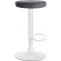 2er Set Barhocker HLO-CP291 Samt wei ~ dunkelgrau