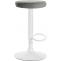 2er Set Barhocker HLO-CP291 Samt wei ~ grau