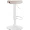 2er Set Barhocker HLO-CP291 Samt wei ~ creme