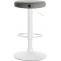 2er Set Barhocker HLO-CP291 Samt wei ~ grau