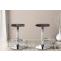 2er Set Barhocker HLO-CP290 Kunstleder chrom ~ braun