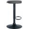 2er Set Barhocker HLO-CP290 Kunstleder schwarz ~ grau