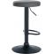 2er Set Barhocker HLO-CP290 Kunstleder schwarz ~ grau