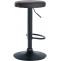 2er Set Barhocker HLO-CP290 Kunstleder schwarz ~ schwarz