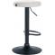2er Set Barhocker HLO-CP290 Kunstleder schwarz ~ wei