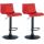 2er Set Barhocker HLO-CP239 Kunststoff ~ rot 2er Set Barhocker HLO-CP239 Kunststoff ~ rot