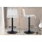 2er Set Barhocker HLO-CP239 Kunststoff ~ wei