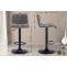2er Set Barhocker HLO-CP240 Stoff ~ hellgrau