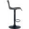 2er Set Barhocker HLO-CP239 Kunststoff ~ grau