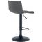 2er Set Barhocker HLO-CP239 Kunststoff ~ grau