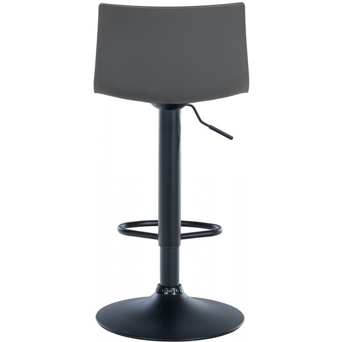 2er Set Barhocker HLO-CP239 Kunststoff ~ grau