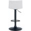 2er Set Barhocker HLO-CP239 Kunststoff ~ wei