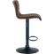 2er Set Barhocker HLO-CP240 Stoff ~ braun
