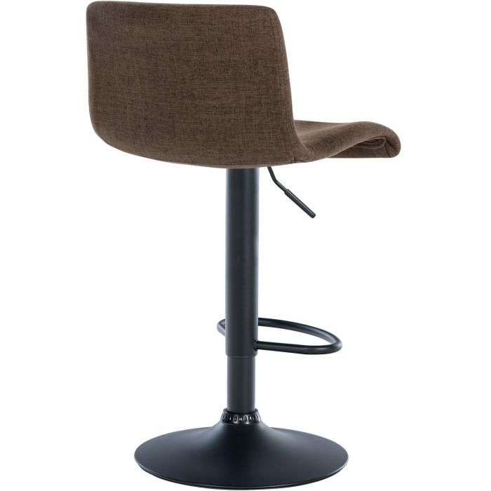 2er Set Barhocker HLO-CP240 Stoff ~ braun