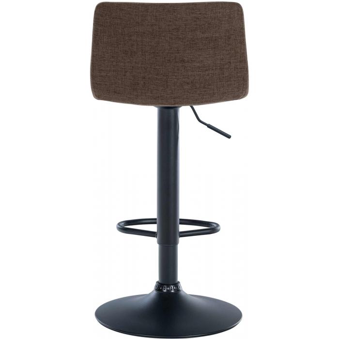 2er Set Barhocker HLO-CP240 Stoff ~ braun