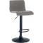 2er Set Barhocker HLO-CP240 Stoff ~ hellgrau