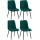 4er Set Sthle HLO-CP47 Stoff ~ dunkelgrn