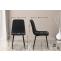 4er Set Sthle HLO-CP47 Stoff ~ schwarz