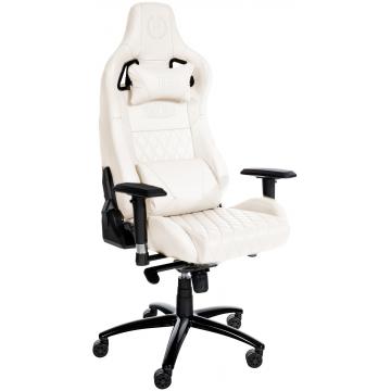Brostuhl HLO-CP53 Echtleder ~ wei