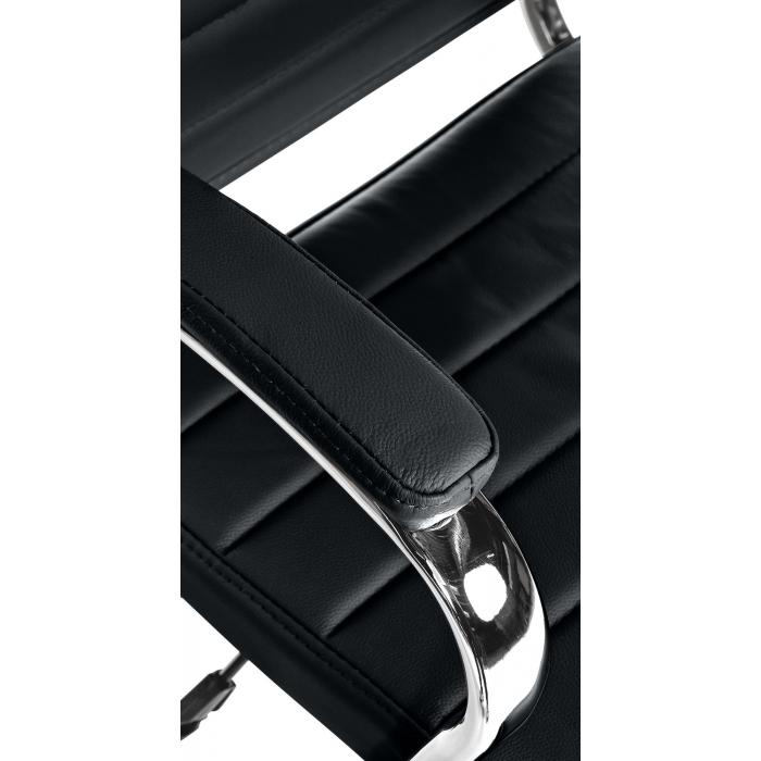 Brostuhl HLO-CP164 Echtleder ~ schwarz