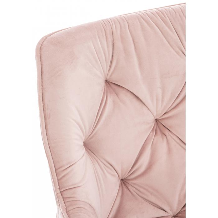 2er Set Stuhl HLO-CP24 Samt ~ pink