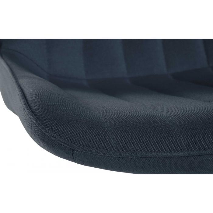 2er Set Barhocker HLO-CP295 Stoff schwarz ~ dunkelgrau