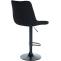 2er Set Barhocker HLO-CP295 Stoff schwarz ~ schwarz