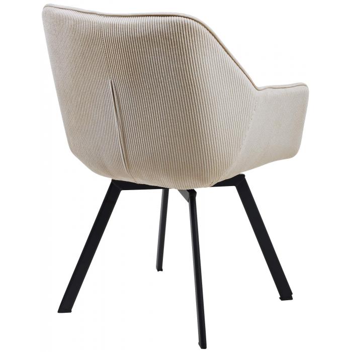 Esszimmerstuhl HLO-CP108 Cord ~ creme