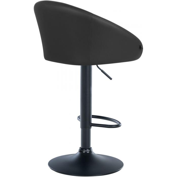 Barhocker HLO-CP312 Kunstleder schwarz ~ schwarz