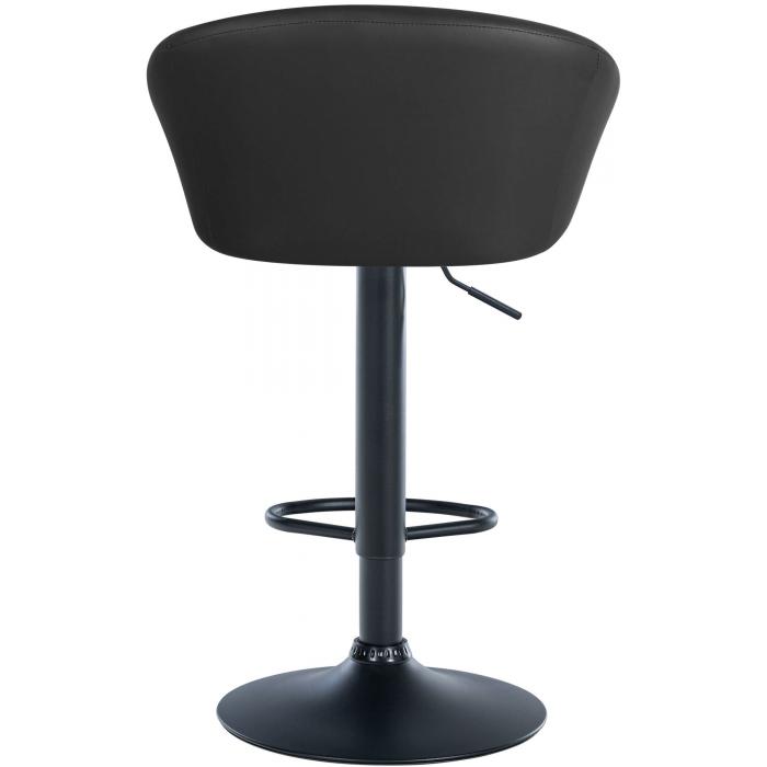 Barhocker HLO-CP312 Kunstleder schwarz ~ schwarz