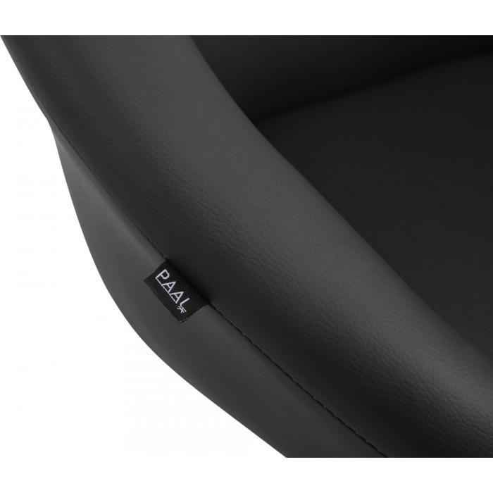 Barhocker HLO-CP312 Kunstleder schwarz ~ schwarz