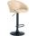 Barhocker HLO-CP312 Kunstleder schwarz ~ creme Barhocker HLO-CP312 Kunstleder schwarz ~ creme