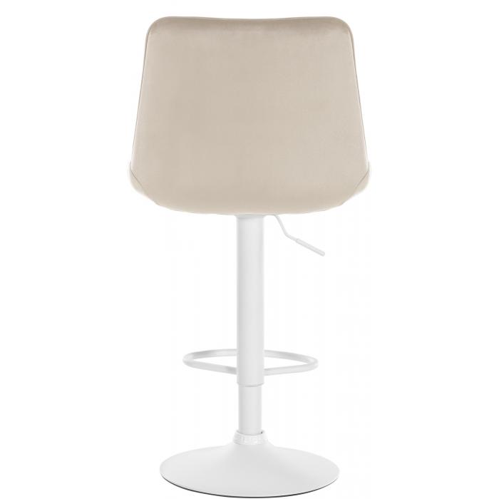 2er Set Barhocker HLO-CP296 Samt wei ~ creme