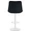 2er Set Barhocker HLO-CP296 Samt wei ~ schwarz