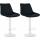 2er Set Barhocker HLO-CP294 Kunstleder weiß ~ schwarz 2er Set Barhocker HLO-CP294 Kunstleder weiß ~ schwarz