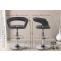 2er Set Barhocker HLO-CP230 Kunstleder ~ grau