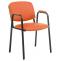 Besucherstuhl HLO-CP111 PRO Kunstleder ~ orange