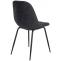 2er Set Stuhl HLO-CP25 Stoff ~ dunkelgrau