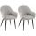 2er Set Esszimmerstühle HLO-CP12 Stoff ~ grau 2er Set Esszimmerstühle HLO-CP12 Stoff ~ grau