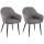 2er Set Esszimmerstühle HLO-CP12 Stoff ~ dunkelgrau 2er Set Esszimmerstühle HLO-CP12 Stoff ~ dunkelgrau